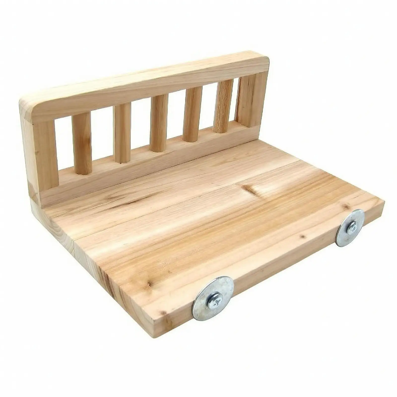Perchoir en bois naturel pour perroquets et canaris, support de repos et de jeu interactif