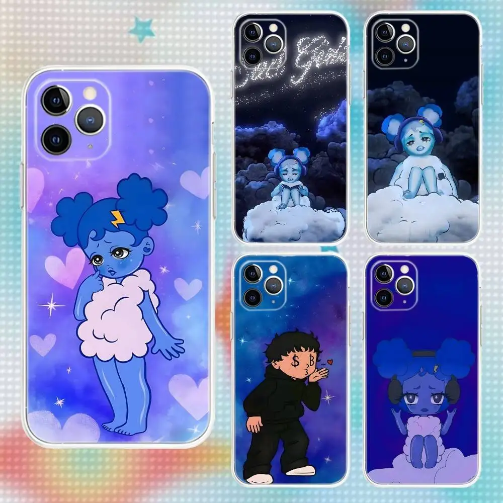 

J-Junior H Sad Girl For iPhone 17,16,15,14,13,12,11,Air,X,XR,Pro,Max,Plus Transparent Clear Cover