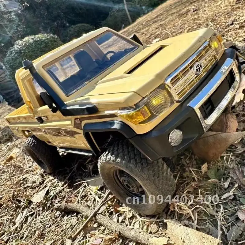 New MN82 Pro Retro Rc Car With LED Lights Full-scale Simulation 4WD LC79 Remote Control Pickup Truck Model Boy Adult Toy Gift