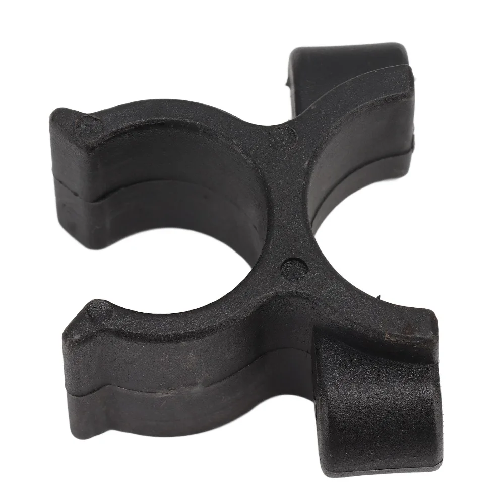 Black Wheelchair Crutch Holder ABS 25mm Inner Diameter Frame Available Walking Stick Bracket Wheelchair Support Mount