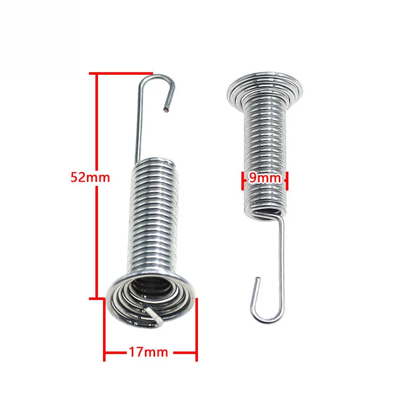 Washing Machine Drain Valve Spring Replacement with Extension Hook for Water Release Valve Silver Metal 36 16 12mm Sizes