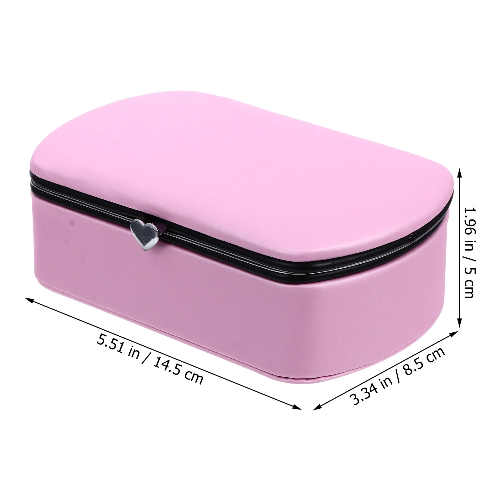 1Pcs Jewelry Organizer Box Lightweight Waterproof Small Size Easy Carry Classification Design Smooth Surface Ideal for Travel