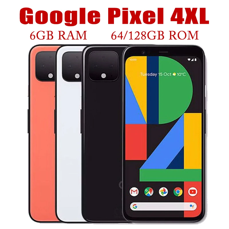 Original Unlocked Google Pixel 4XL Smartphone 6.3