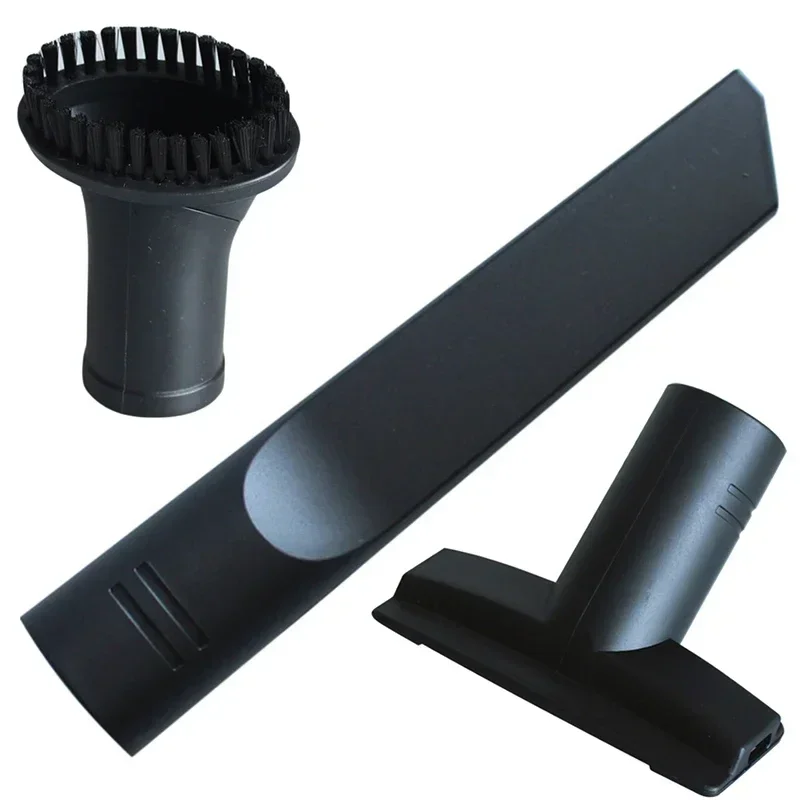 1Pc Flat Suction Nozzle & Sofa Suction Nozzle For Inner Diameter Of 35MM Vacuum Cleaner With 1Pc Round Brush