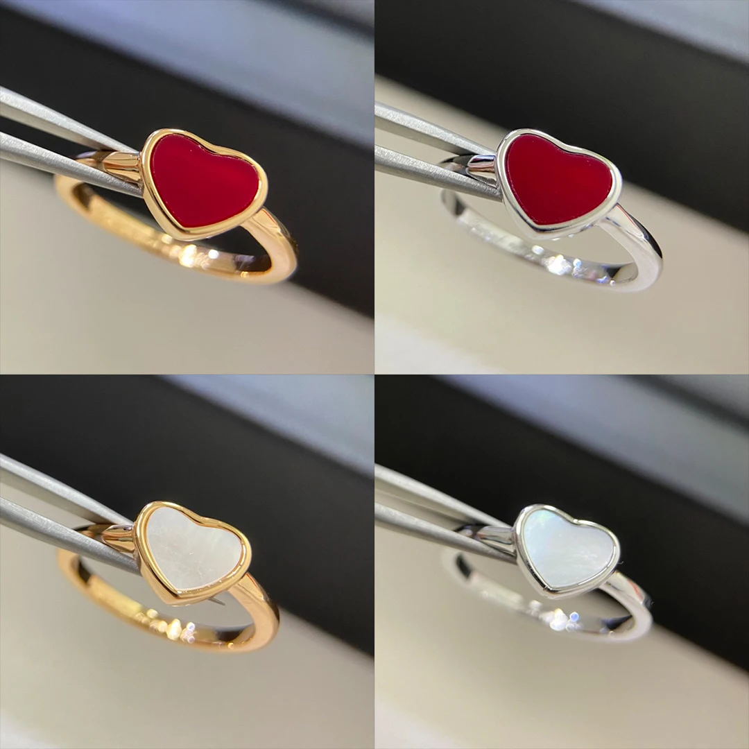 

Romantic Jewelry 925 Sterling Silver Heart-shaped Love Ring for Women.Sweet Proposal Ring, Anniversary Gift