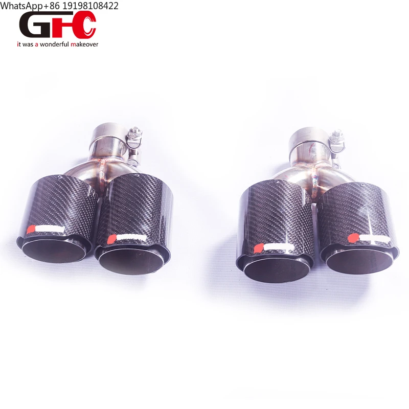 

High Quality Carbon Fiber Car Exhaust Tip 3" 3.5" 4" Exhaust Air Outlet Exhaust Tips