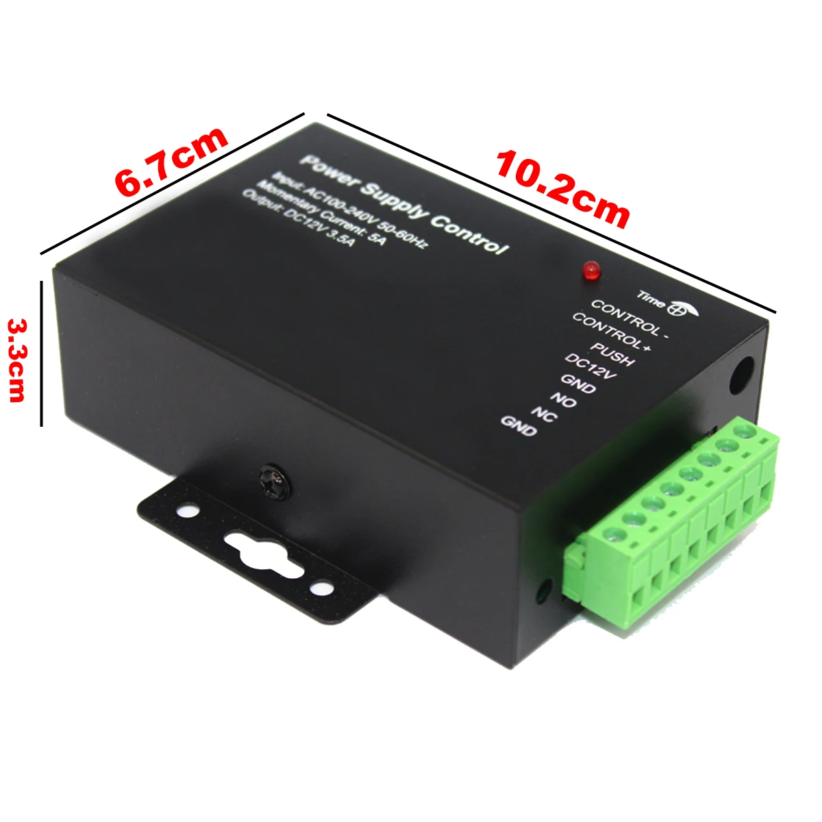 Door Access Power Supply Control Switch 3A 5A AC100V-240V Input NO/NC Output DC12V Electronic Lock Power Supply