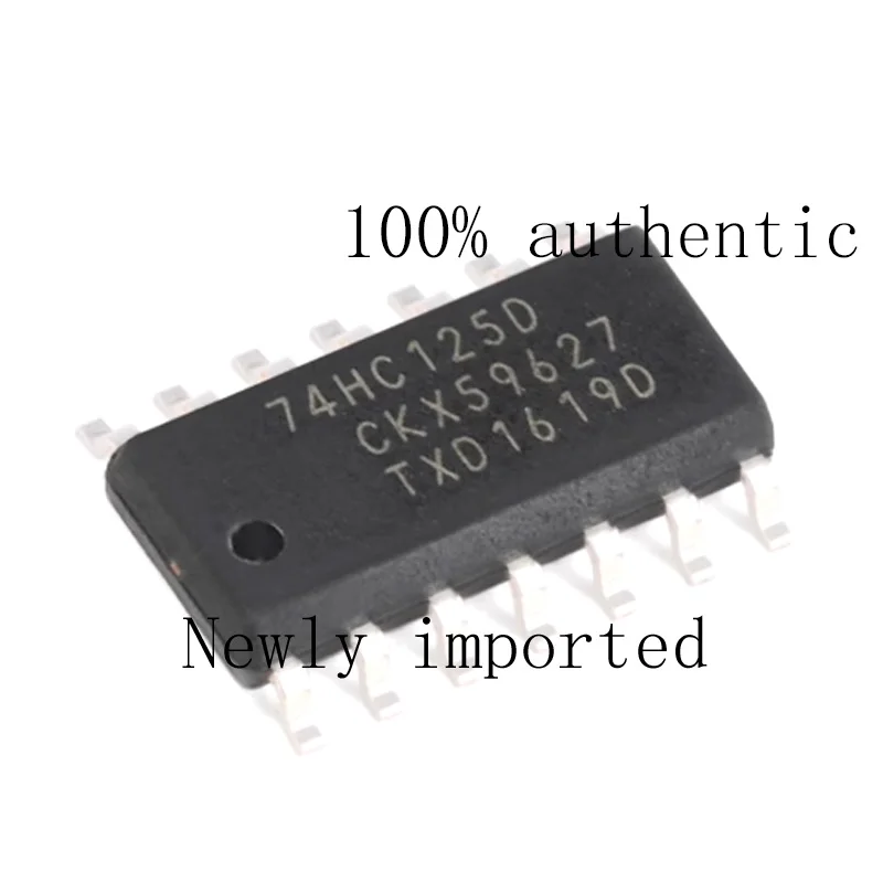 

10PCS Brand New Original 74HC125D,653 SOIC-14 Four channel buffer/line driver chip with tri state output
