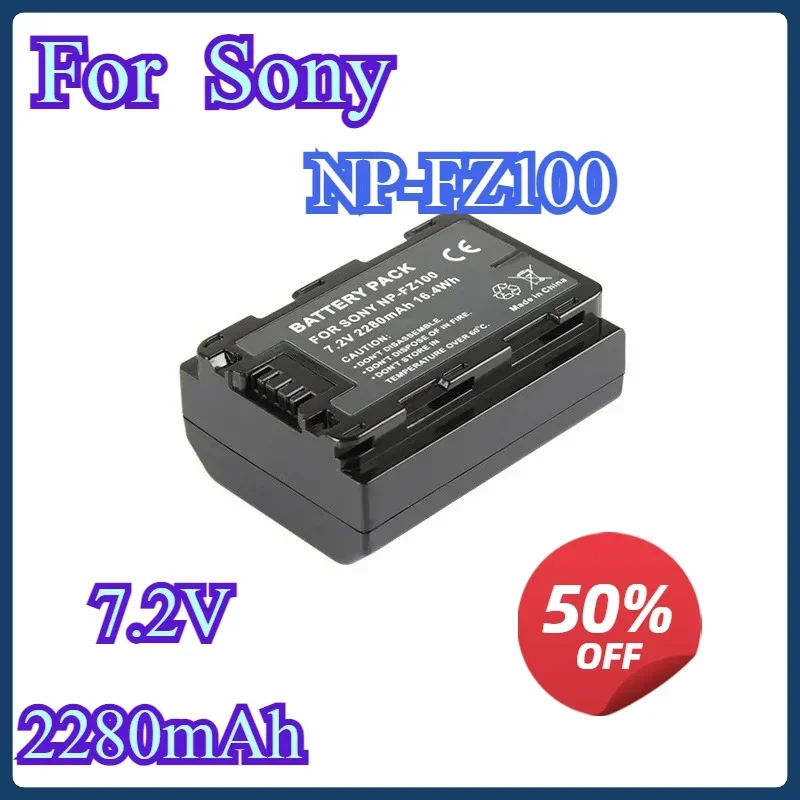 

2280mah NP-FZ100 NPFZ100 NP FZ100 battery + LED charger for Sony A6600 a7m3 a7rm3 a7r3 a9 a9R a7R a7 a7c a7r4 camera batteria