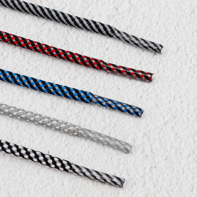 Coolstring Shoe Accessory 4.5MM Spiral Texture Crossed Reflective Tape 120-180Cm Adults Light Reflect Rope Affordable Wholesale