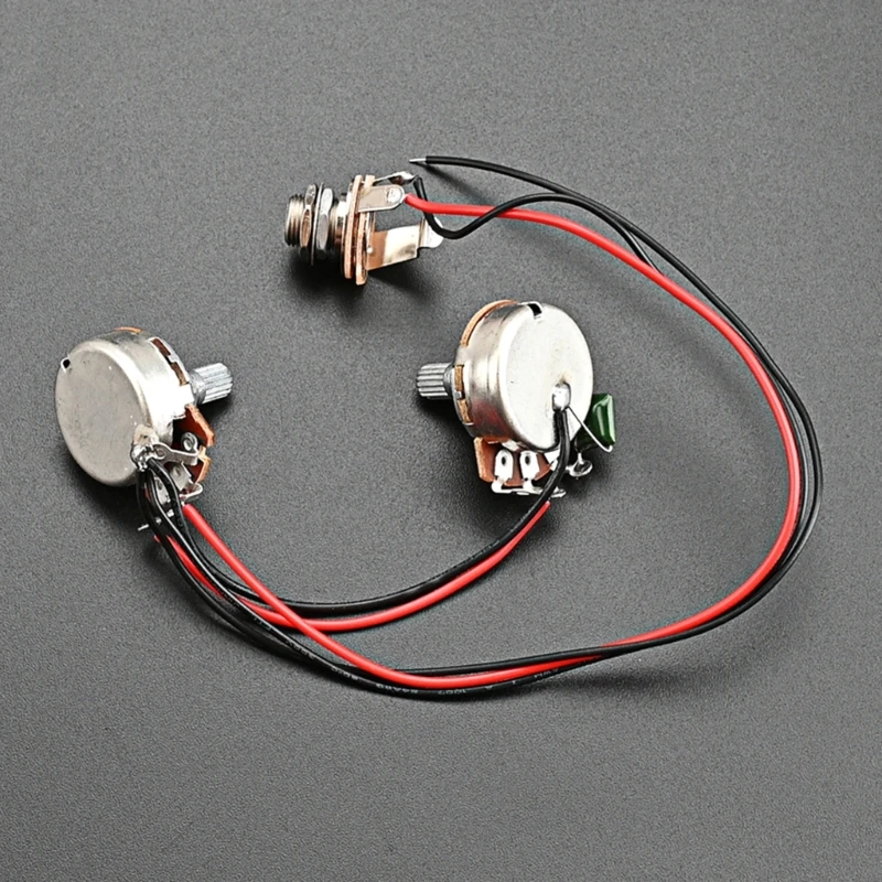 Bass Wiring Harness Set for Precision Electric Bass Parts Bass Preamp Circuit R66E