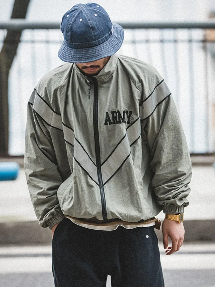 Madden Cargo Army Military Trench coat Bomber jacket Male Ipfu Training Wear Vibe Sle Spring and Autumn Sports Outerwear