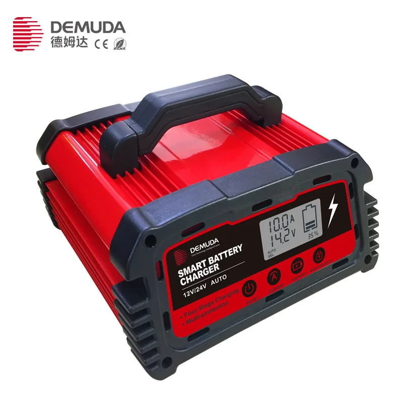 Smart 12v24v car battery charger portable    for  factory AGM/GEL