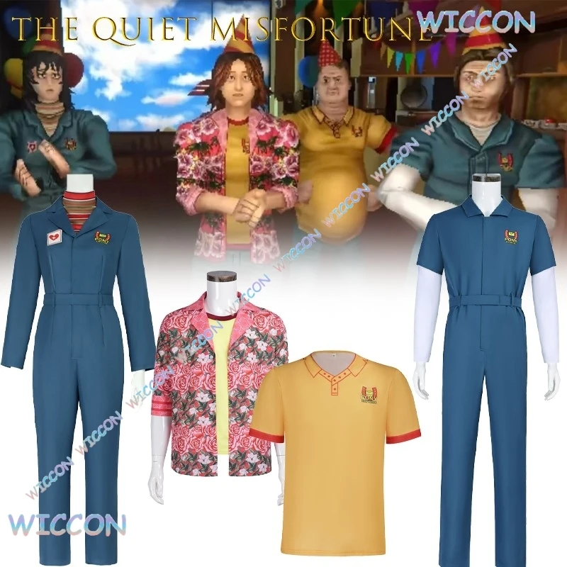 

The Qui etisfor tune Anya Crew Cosplay Costume Halloween Horror Comedy Mouthwashing Uniform Game Character Funny Role PlayOutfit