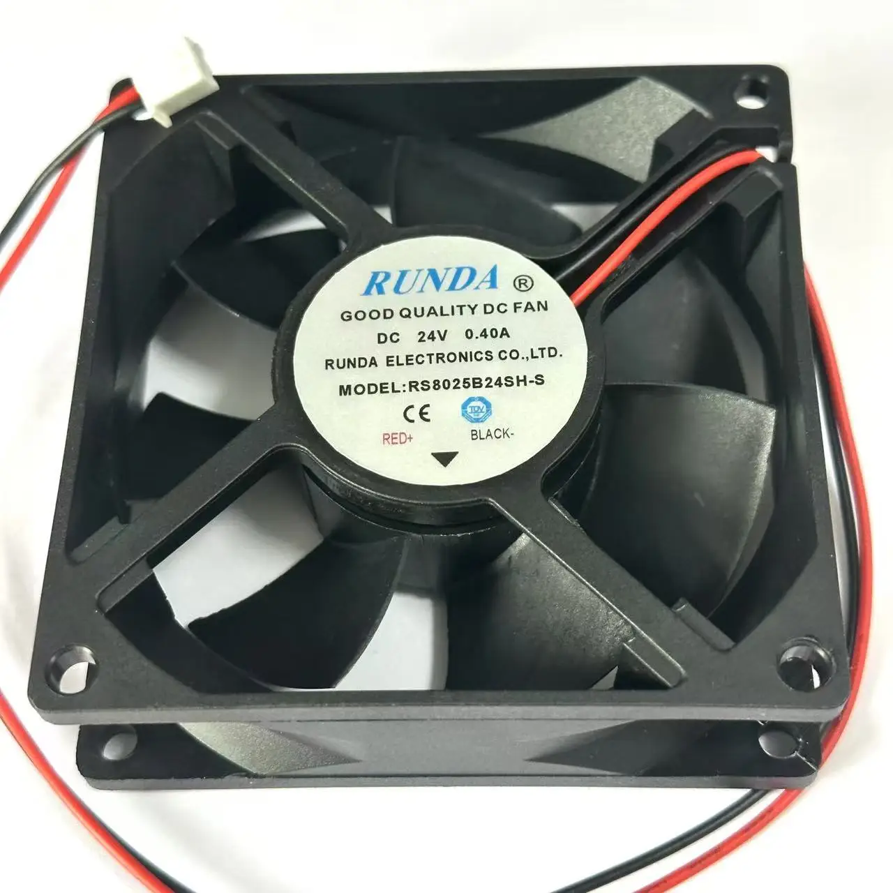 

RUNDA RS8025B24SH-S DC 24 В 0,40 А 80x80x25 мм 2-проводной охлаждающий вентилятор для сервера