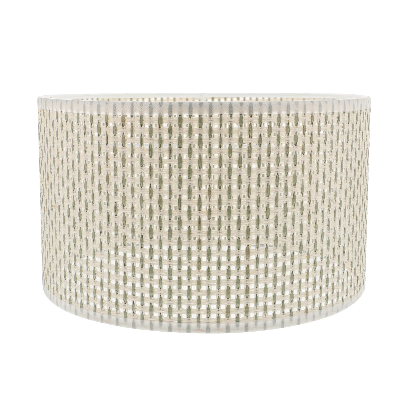 

E27 Woven Lampshade Simulated Household Wicker Light Accessory Fake Rattan Environmental Paper Decorative Man Desk