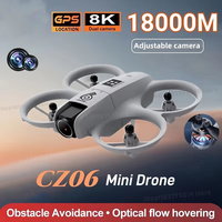 CZ06 GPS Drone Professional 8K HD Avoiding Obstacle 5G Remote Control Brushless Flying Machine Toy Folde UVA RC18000M