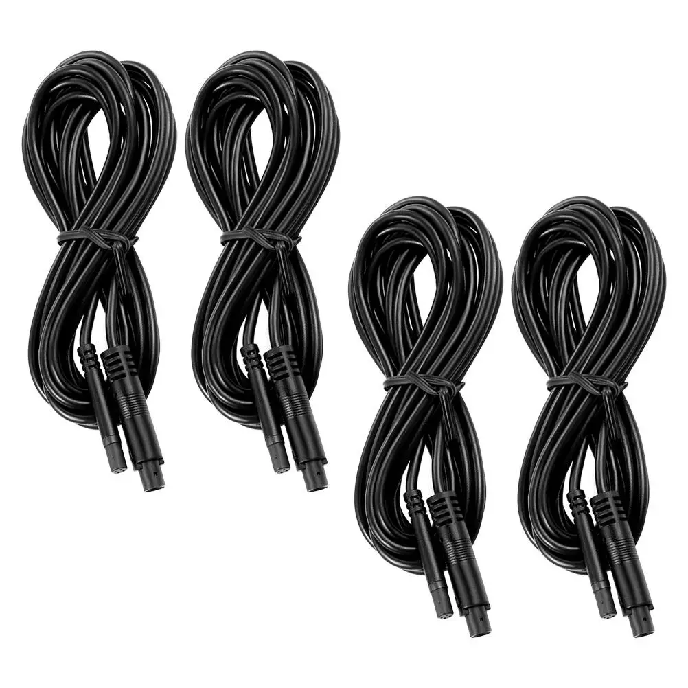 4Pcs Aviation 4-Pin Av Extension Cord for Automotive Backup Camera Rearview Monitor Dash Cam Reverse Recorder Car Audio Visual