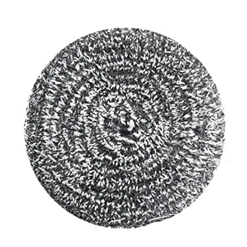 A96K-48 PCS Stainless Steel Sponges Scrubbers, Utensil Scrubber Scouring Pads Ball For Removing Rust Dirty Cookware Cleaner