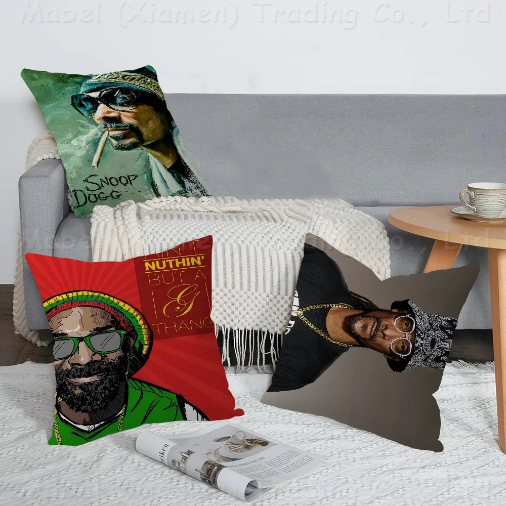 Rapper S-Snoop D-Dogg Pillow Gift Home Office Decoration Pillow Bedroom Sofa Car Cushion CoverPillow Case