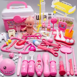 Doctor Toy for Kid Doctor Pretend Play Set Children Medical Dentist Tool Stethoscope Educational Toy Montessori Hobbies Kid Gift