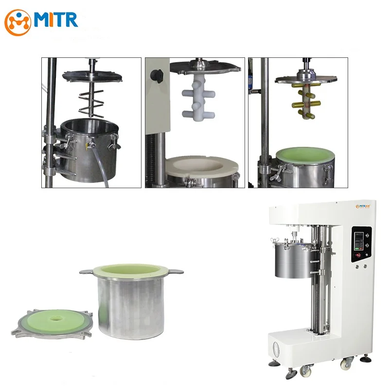 ボールミル湿式粉砕機 実験室用 撹拌式ボールミル 化学・鉱物材料科学用