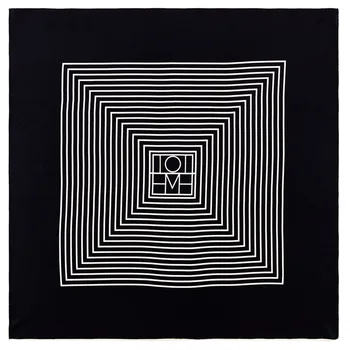 90 cm Heißer Luxus Marke Manuelle Hand Gerollt Twill Seide Schal Frauen Gekräuselt Worden Platz Schals Echarpes Foulards Femme Wrap Bandana hijab