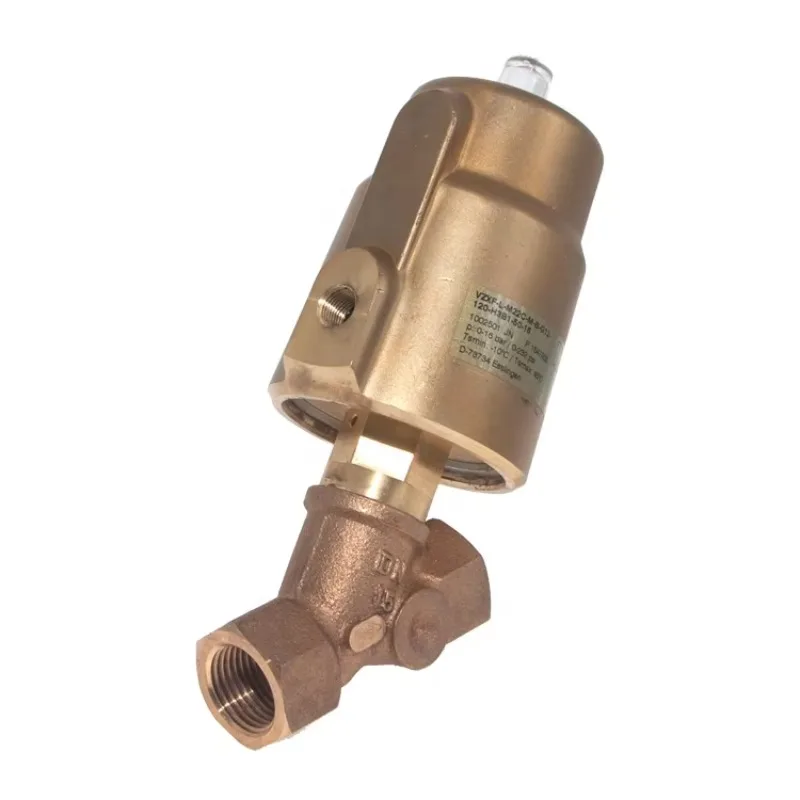 

Gold seller PN16 1002501 VZXF-L-M22C-M-B-G12-120-H3B1-50-16 G1/2" Thread 2/3 Way Closed Brass Pneumatic Poppet Valve With Pist
