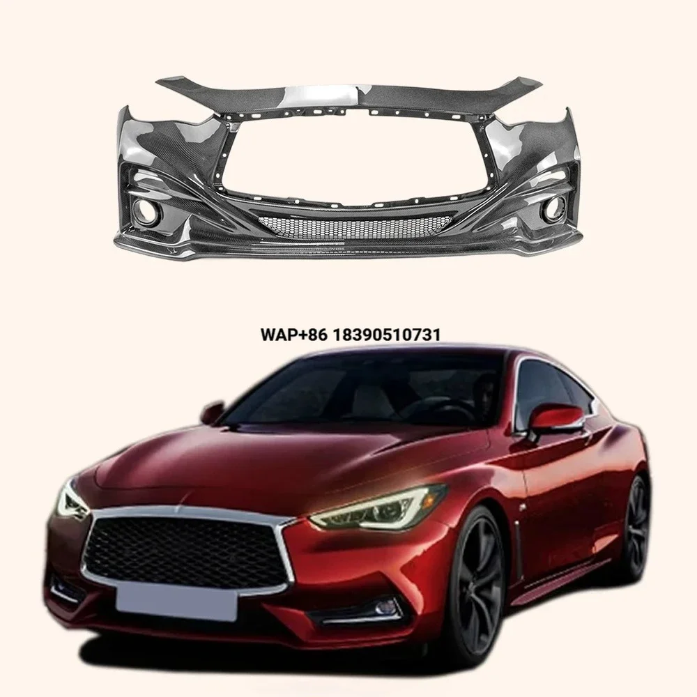 

For Infiniti Q60 CV37 17 Onwards EPA2 Style Carbon Fiber Front Bumper Body Kits