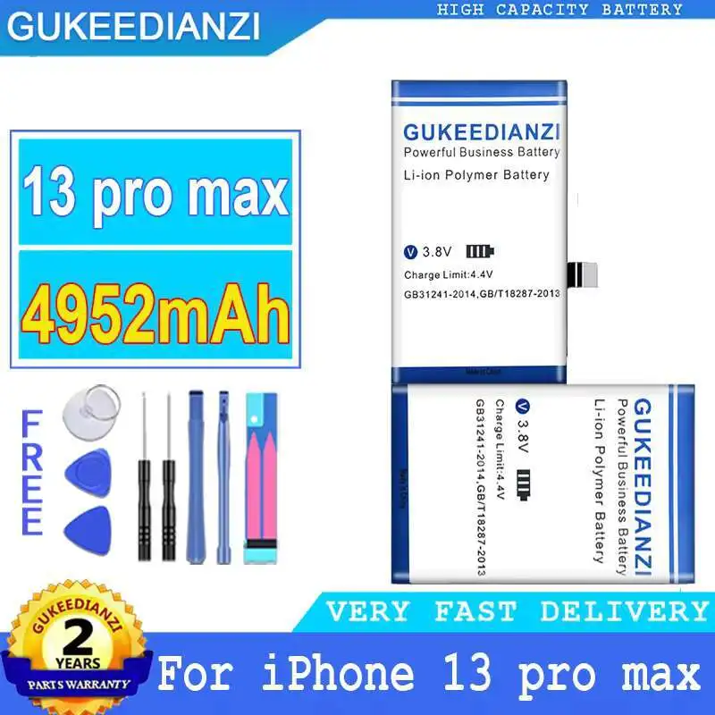 

Аккумулятор мобильного телефона с быстрой зарядкой для Apple Iphone 13 Pro Max 4952 мАч