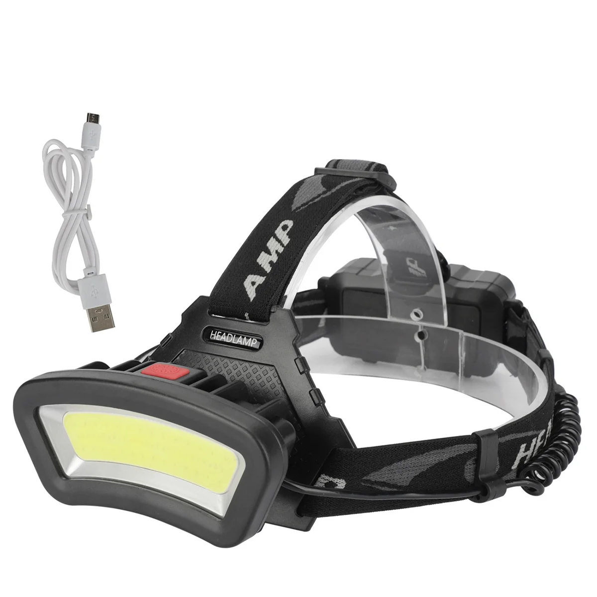 COB Head Light LED head light lamp s USB Rechargeable Lantern for Outdoor Camping Hiking