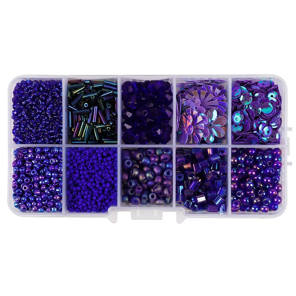 Perline di vetro di alta qualità Spacer Bead paillettes per orecchini collana gioielli che fanno materiale da cucito artigianato fai da te