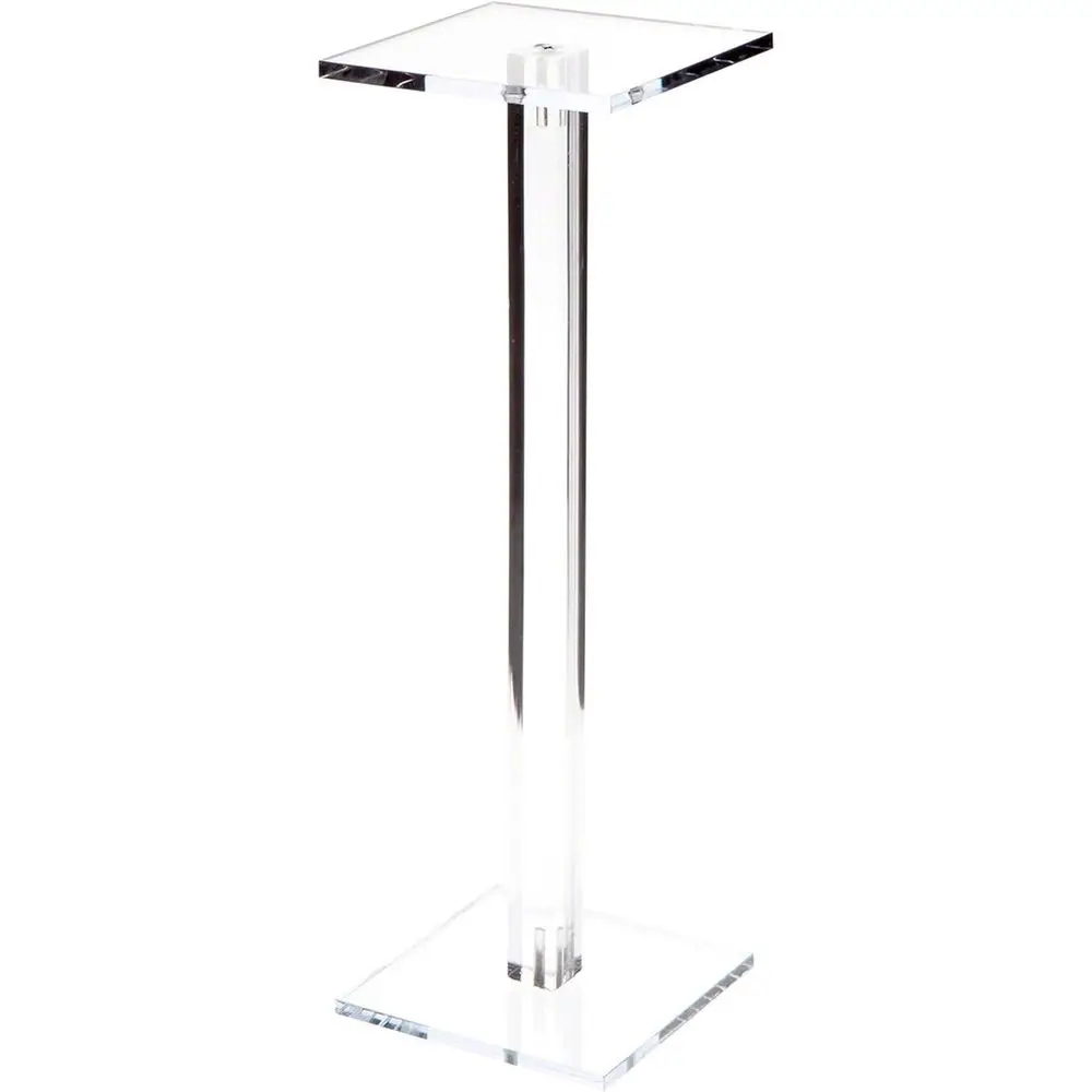 

Acrylic Square Display Stand, 12.5 High x 4 Wide x 4 Deep, 1/4 Thick, Set of 3