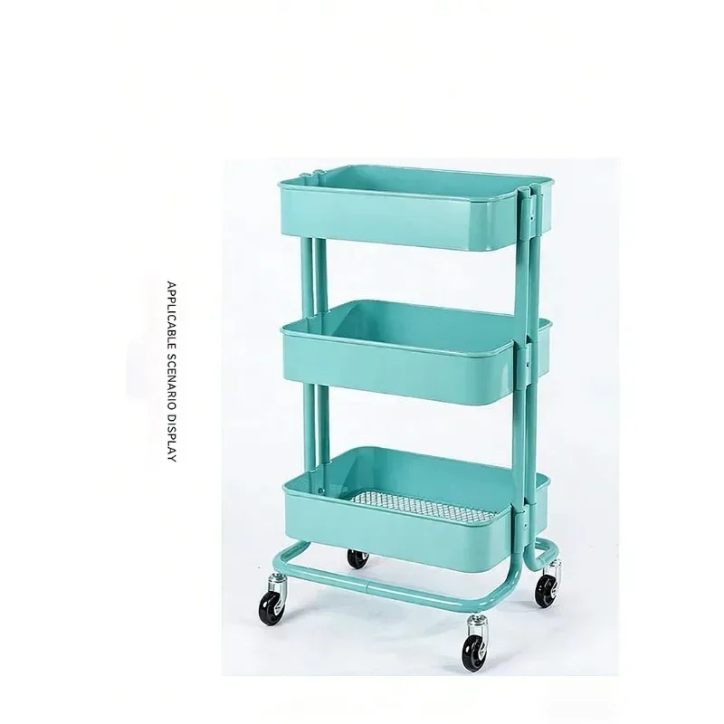 4 Pcs Casters Applicable Trolley Rack Wheels Screw M8 Kitchen Storage Rack Roller Accessories Caster Universal Wheel