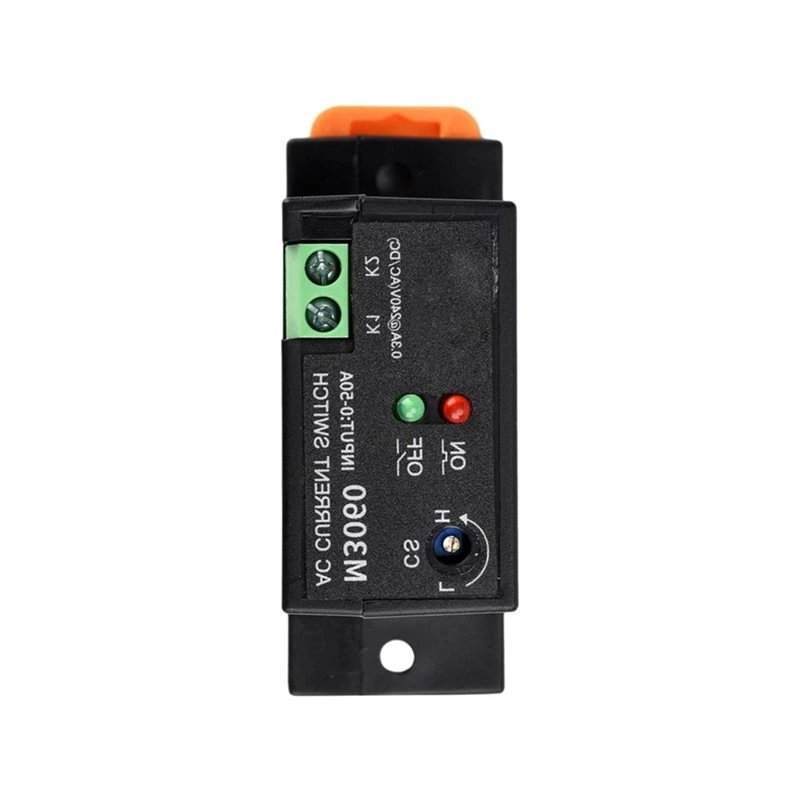 Current Sensing Switch AC Current Sensing Switch 0.2A-50A Induction Relay For Overcurrent Protection Monitoring M3060-A25R