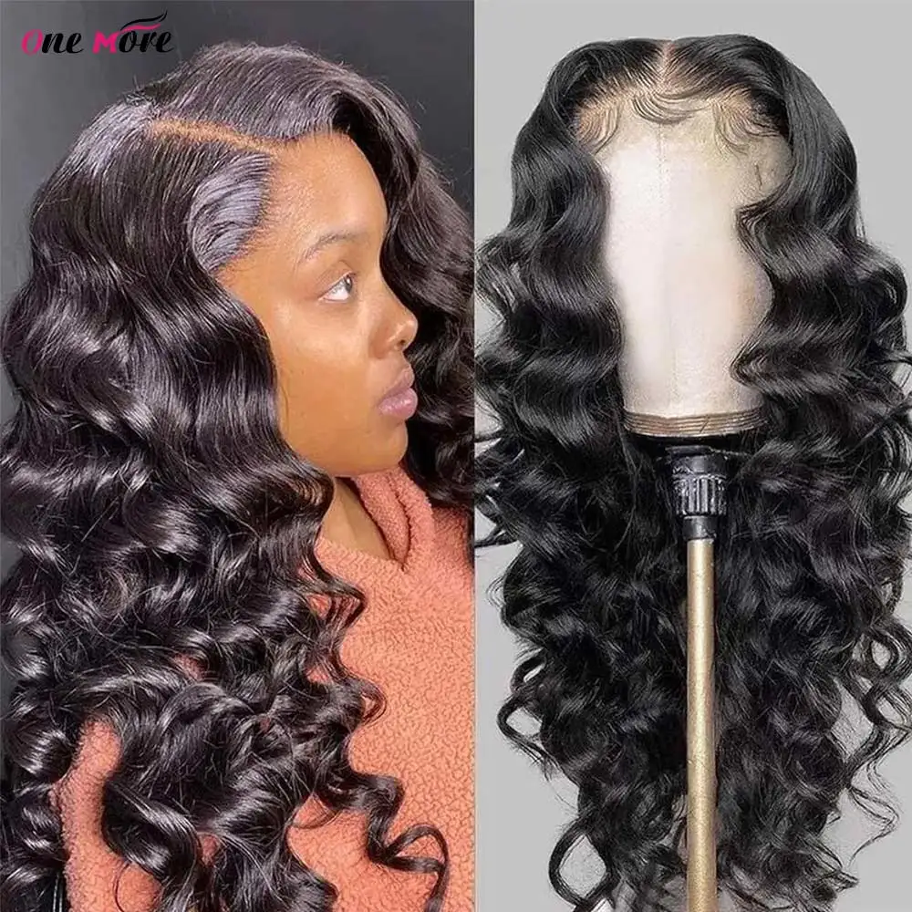 

Loose Wave Lace Front Wigs Human Hair Pre Plucked 180 Density 5x5 Lace Closure Deep Wave Wig Human Hair Wigs for Black Women