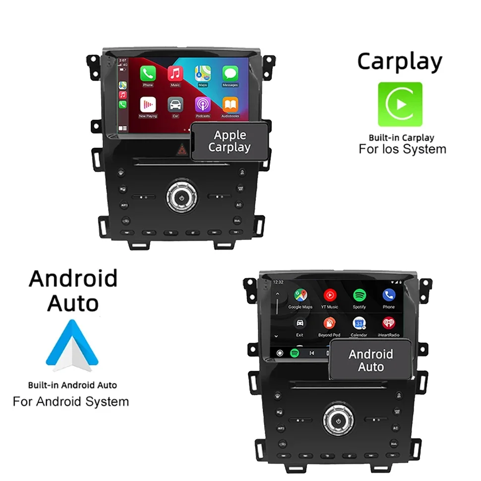 SEPTON Android Car Radio for Ford Edge 2009-2014 Multimedia Player Carplay Android Auto GPS Navigation 8core 4G Car Audio 2 Din