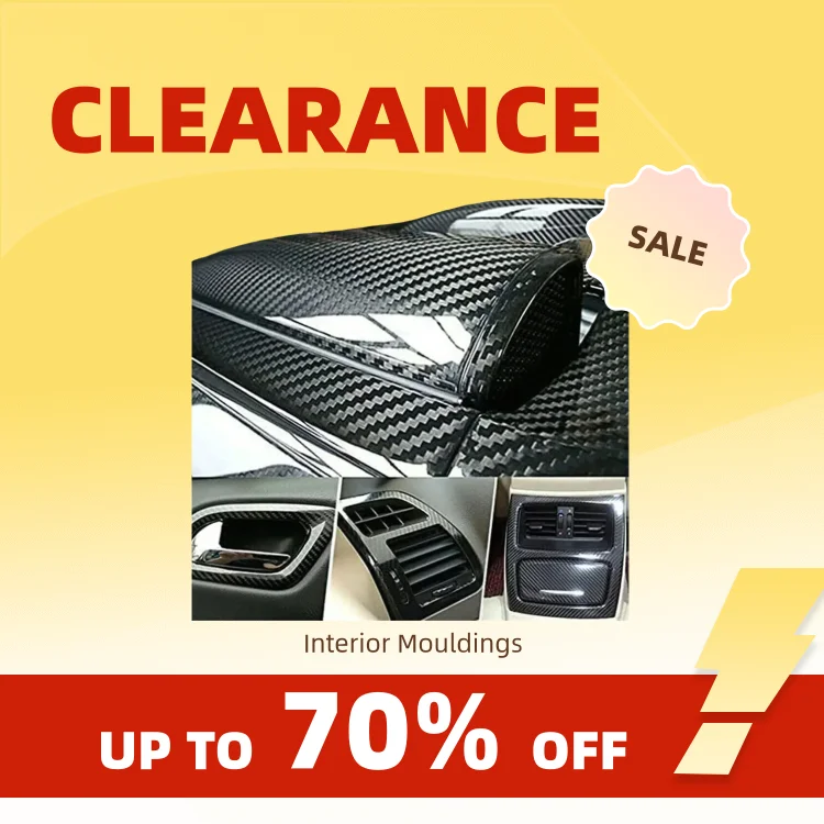 Clearance_7D Carbon Fiber Car Interior Vinyl Film Decorative Sticker Anti Scratch Protective Film Universal Self Adhesive Car-St