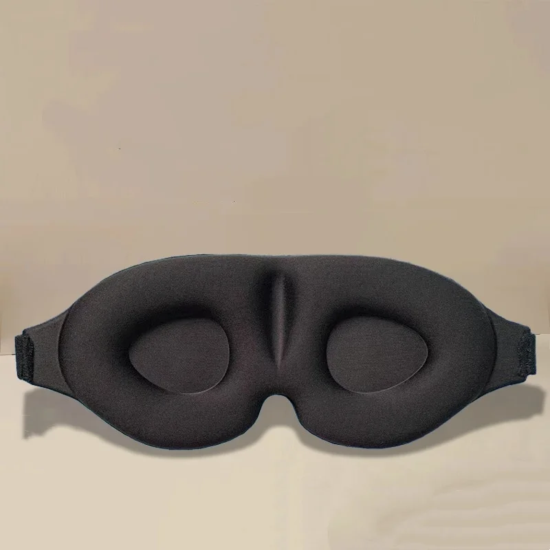 عبوة واحدة من قناع النوم الاستريو ثلاثي الأبعاد، تحجب الضوء، غير الضغط على العينين، مناسب لفراقات الغداء والسفر، قناع حماية العين الكل في واحد، لونين للاختيار من بينها، مريح، هدية يجب اقتناؤها لقناع النوم للعطلات