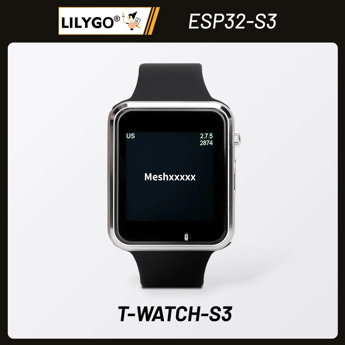 S3 Lora Meshtastic Tracker ESP32-S3 Programmable Smartwatch LILYGO T-Watch S3 WIFI Bluetooth LoRa Node Repeater BMA423 Sensor