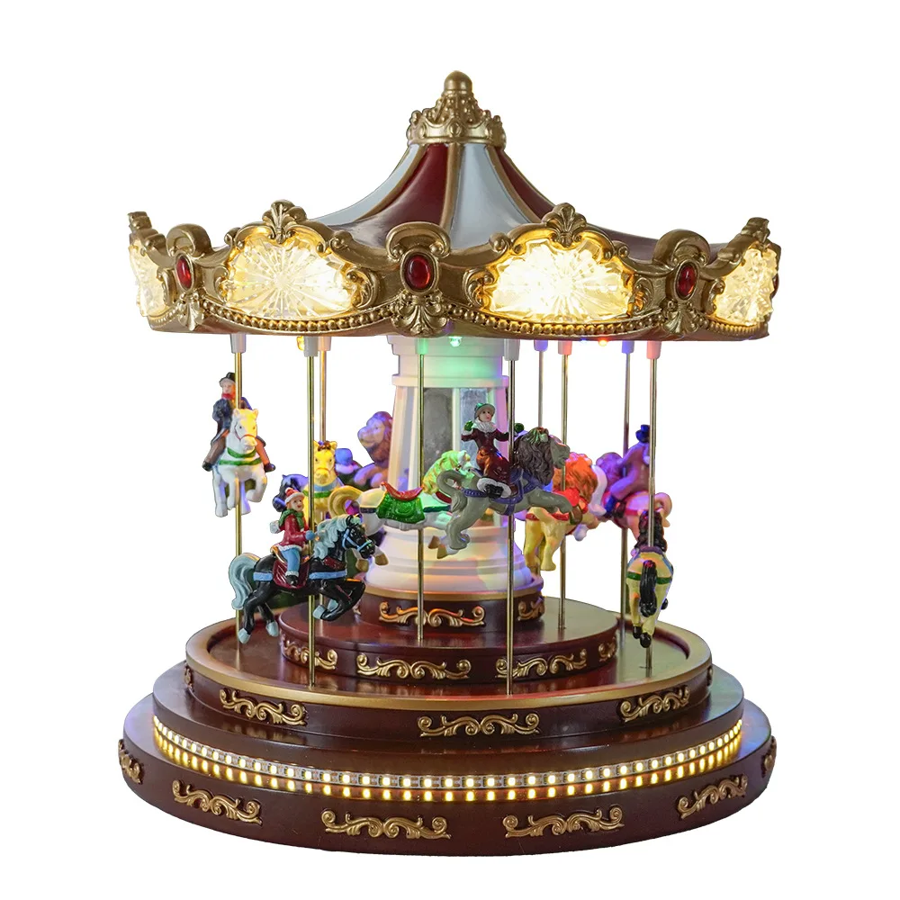 Christmas Carousel Music Box Music Box Gift Creative Ornament Gift Christmas Limited