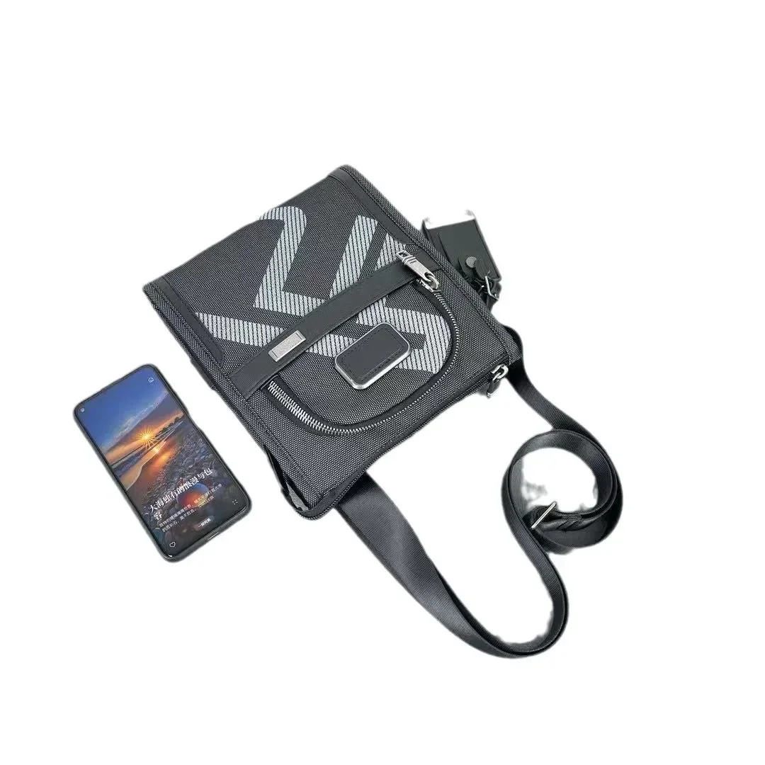 حقيبة كتف رجالية من النايلون متعددة الوظائف، حقيبة يد للركاب، حقيبة جيب صغيرة