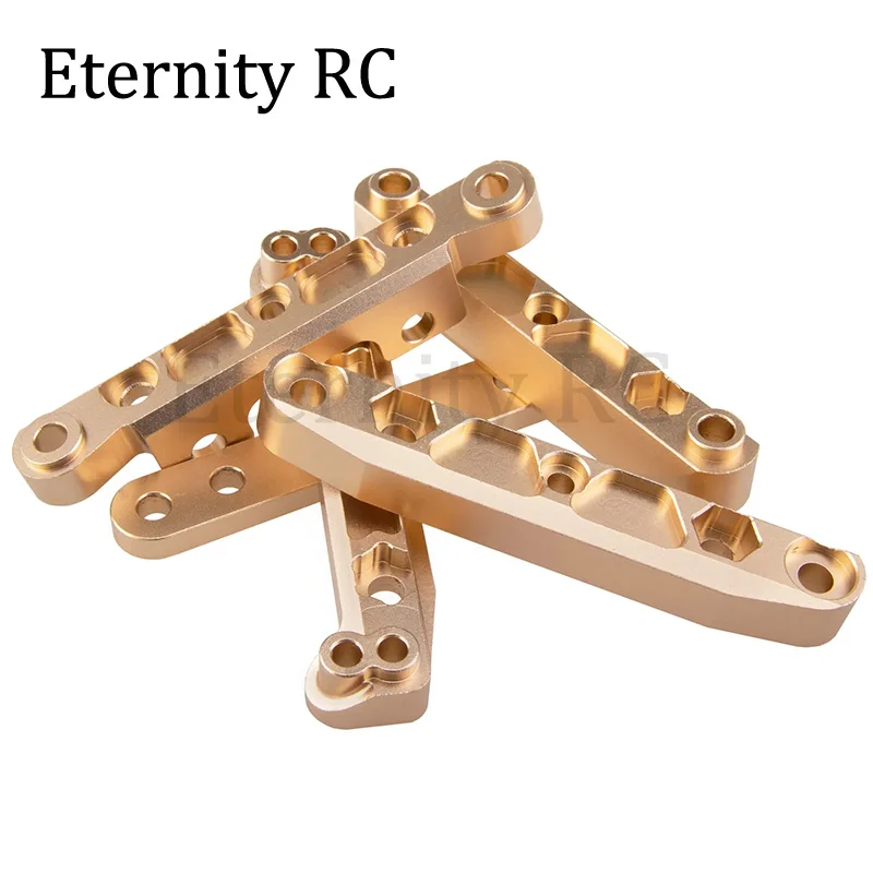Código de brazo de suspensión inferior de Metal para 1/8 FS Racing ATOM 6S RC, piezas de actualización de coche, accesorios