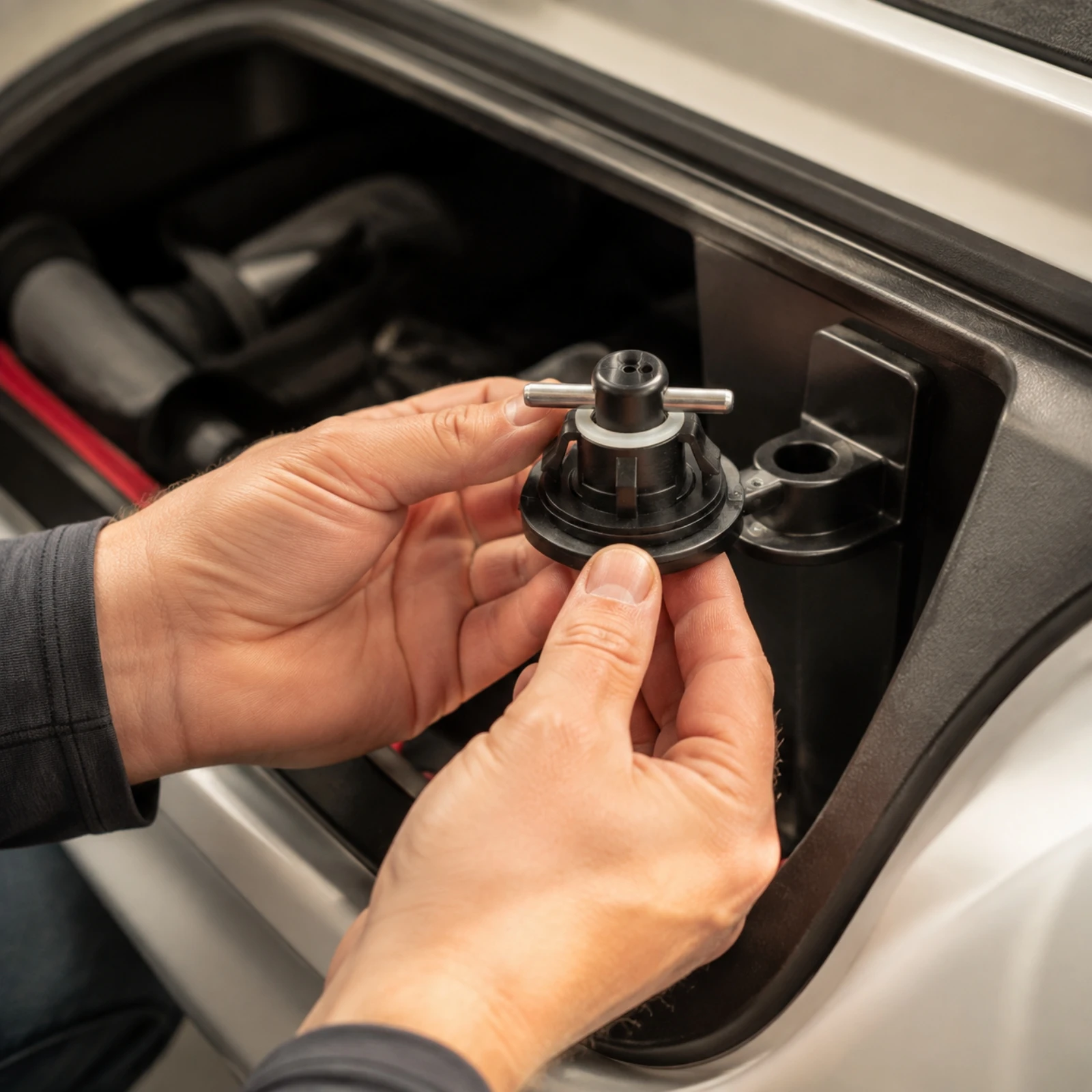 Glove-Box Lid Latch Fastener Easy Installation Personal Watercraft Glove Box Latch Corrosion-Resistant Sleek