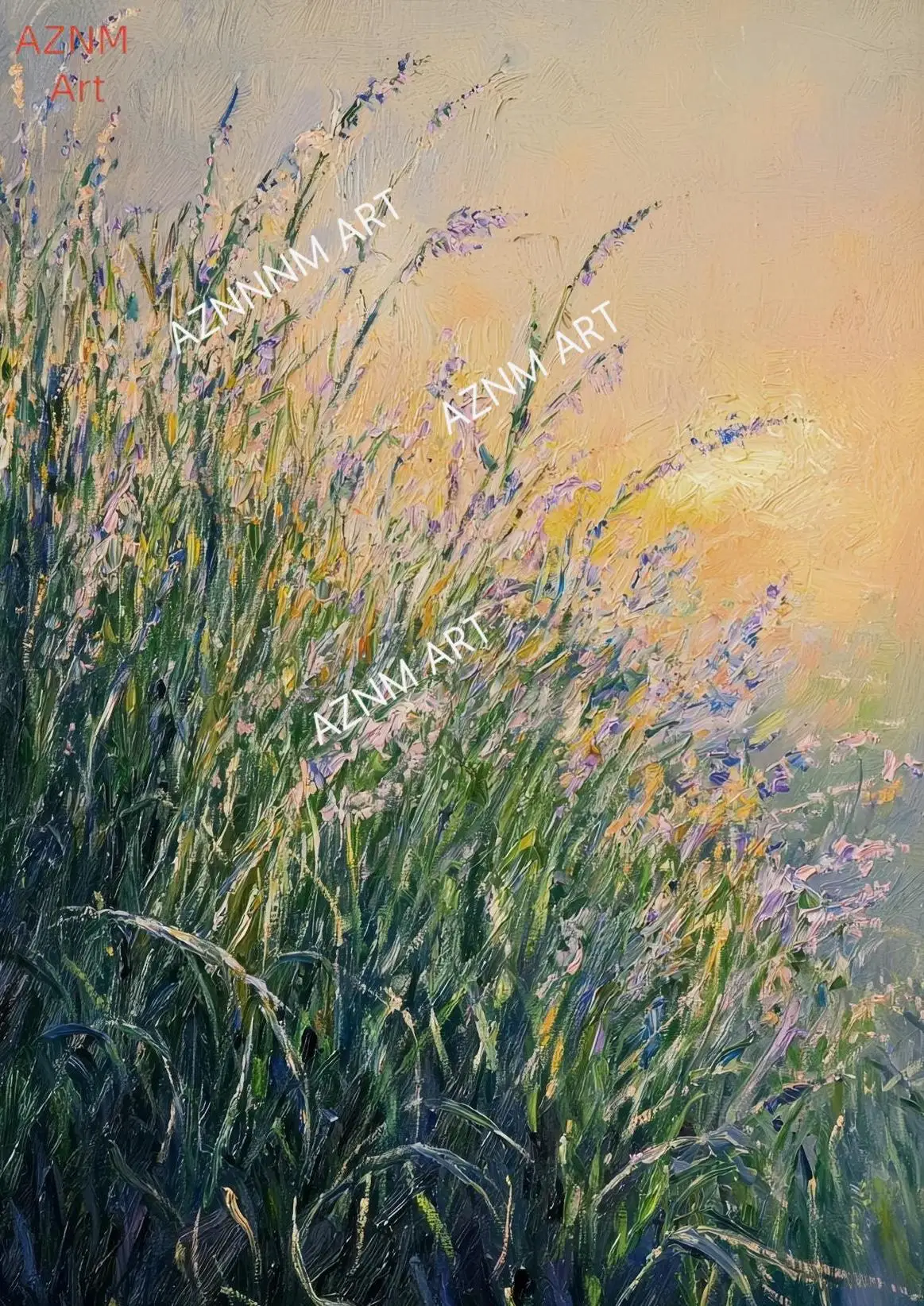 Vintage Meadow Lavender Antique Spring Posters Floral Pink Rabbit Prints Canvas Painting Wall Art Picture Home Living Room Decor
