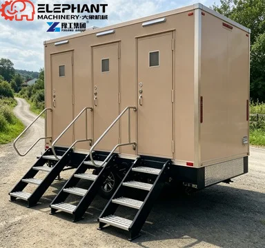 Camping Caravan Trailer Bathroom Vip Mobile Shower Portable Outdoor Container Environmental Camping Travel Trailer Shower Toilet