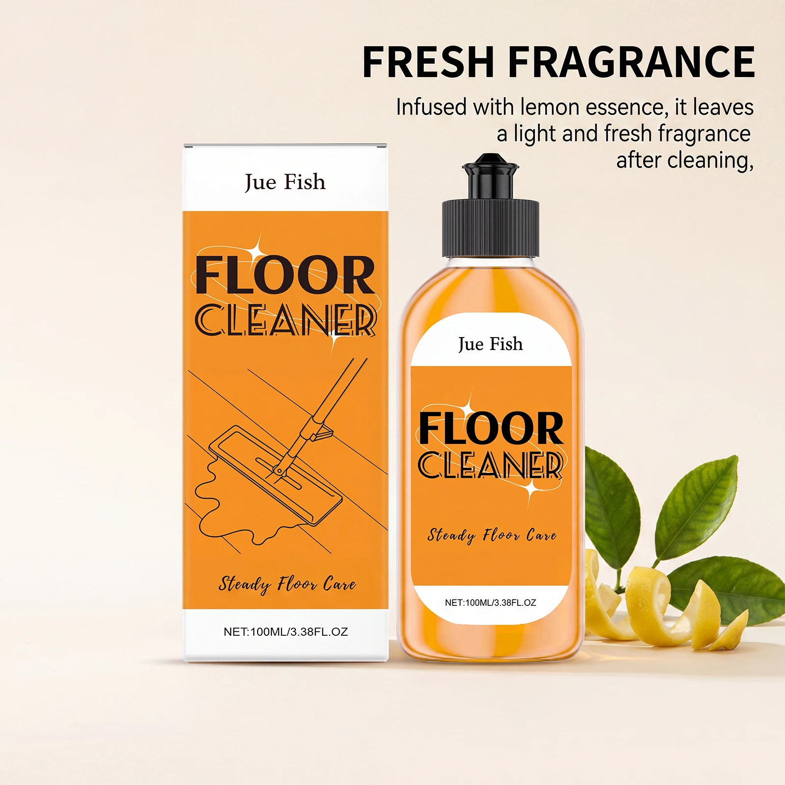 Gentle Floor Cleaner Polish Stain Remover Shine Fresh Scent Hardwood Tile Laminate Safe Multi Surface Household Mopping Liquid
