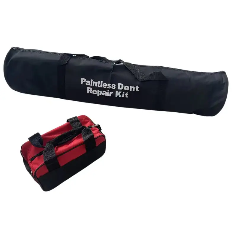 2Pcs Multi-Functional Auto Body Repair & Sheet Metal Tool Bag Set Thickened Canvas Shoulder & Handheld Carry Hardware Tool St