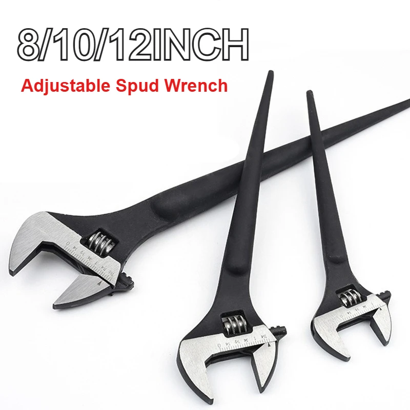 

Набор регулируемых ключей-гайковертов (3 шт.): 8, 10, 12 дюймов, с метрической и дюймовой шкалой, сталь CR-V с черным оксидированием