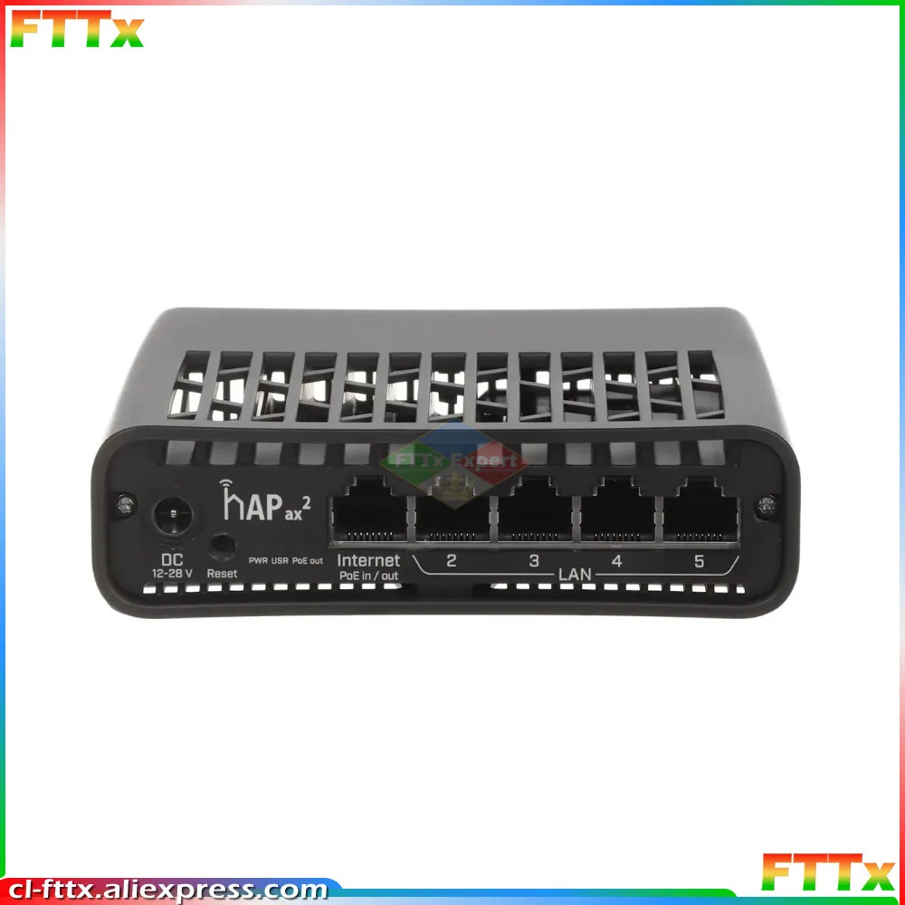 

Mikrotik hAP ax2 C52iG-5HaxD2HaxD-TC Gigabit Dual-band Wireless Router